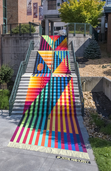 Campus Arts Corridor Stair Mural