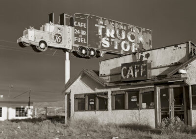 Steve Fitch: Abandoned Truckstop, Highway I-80, Winnemucca, NV, 1970
