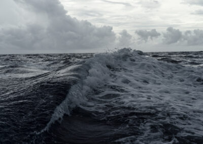 Matthew Arnold: Wave on the way to Milli Atoll, Marshall Islands