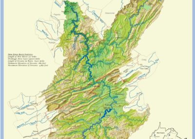 National Committee for the New River, New River Basin Map