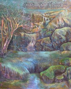 Debbie Arnold, Last of the Leaves, 2006. Acrylic on canvas. Image courtesy of the artist.