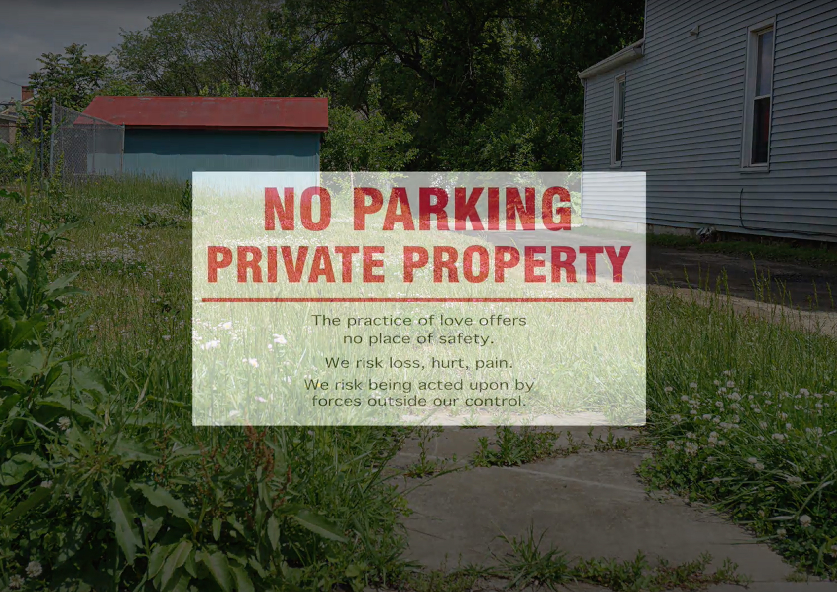 Anissa Lewis: Image still from video, &ldquo;Exposed to Air, to View: Not Covered&rdquo;