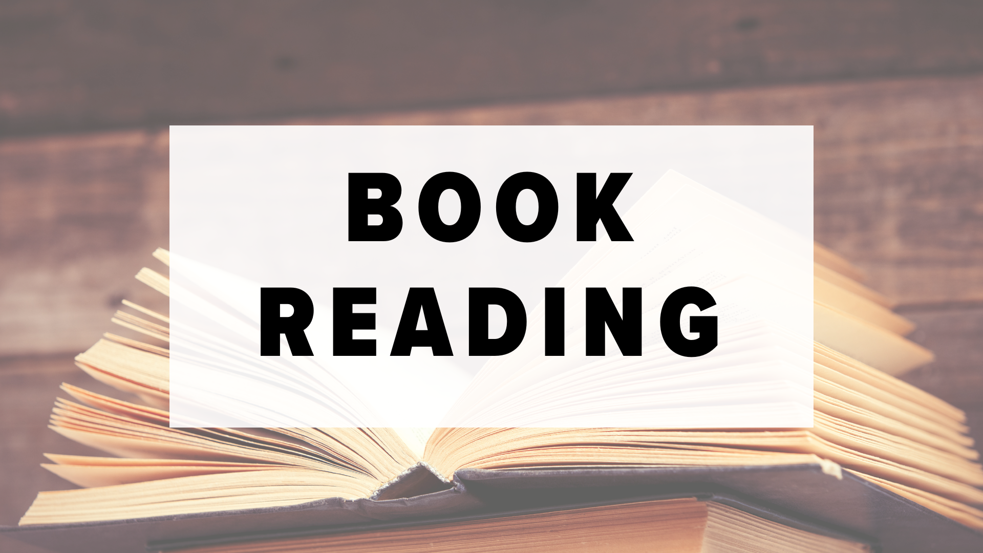 Book Reading Book Reading