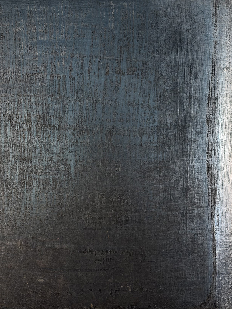 art with dark blue and black hues
